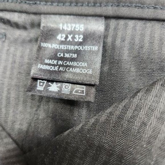 Haggar men's golf pants 42x32 black - Picture 4 of 5